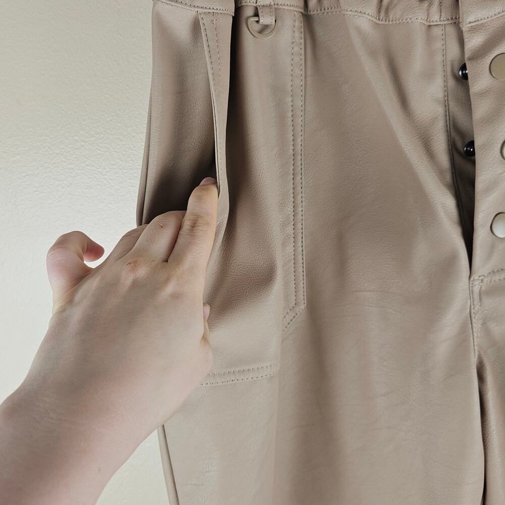 Magali Pascal Faux Leather Pants Size Medium - Picture 7 of 7